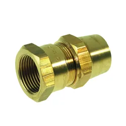 Pièce de transition à compression, laiton, 15mm  x 3/4" F, gaz, VSH VSH Super G1204